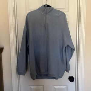 Aerie Pullover-Light Blue-oversized-Size Medium